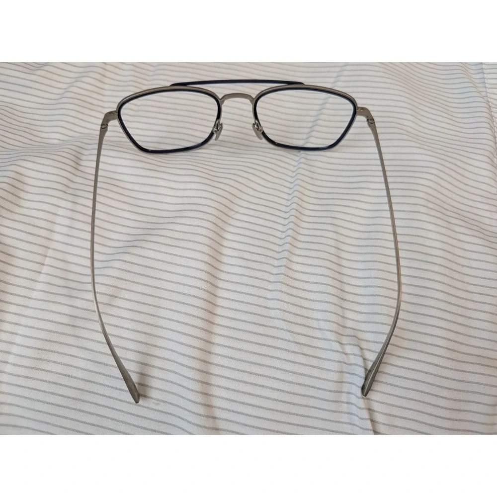 Maui Jim FOLLOWING SEAS MJ-555-17M BLUE SILVER 53/22/145  FRAME ONLY